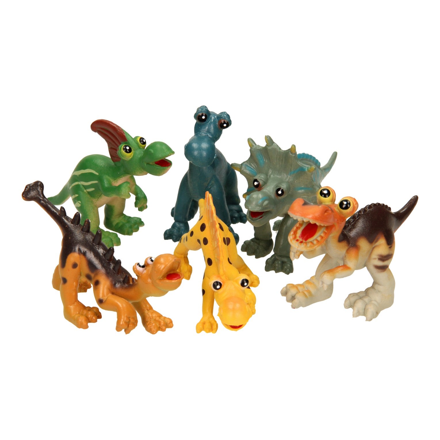 Guitige dino's speelset, 6dlg.
