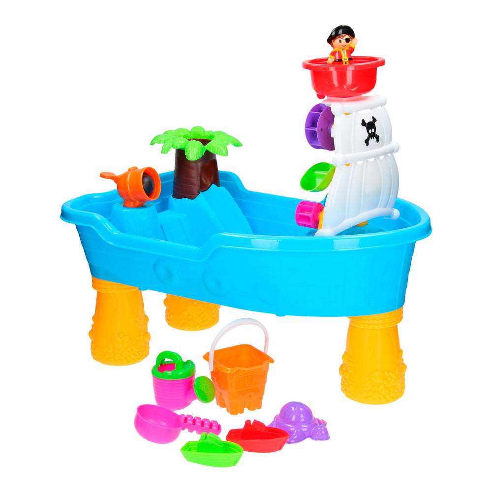 Zand- en waterspeelset piratenboot