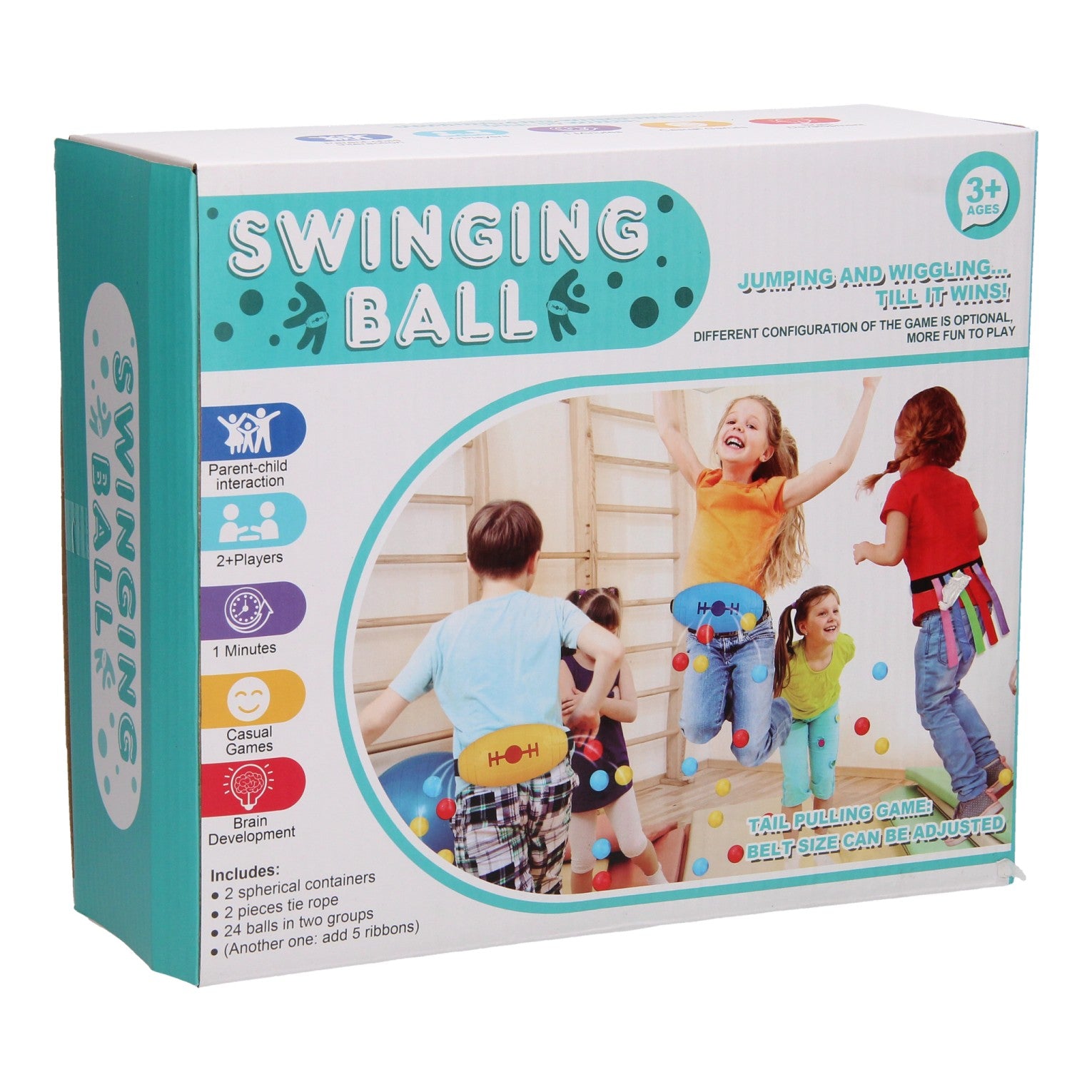 2-in-1 spel: lintjes pakken swingbal