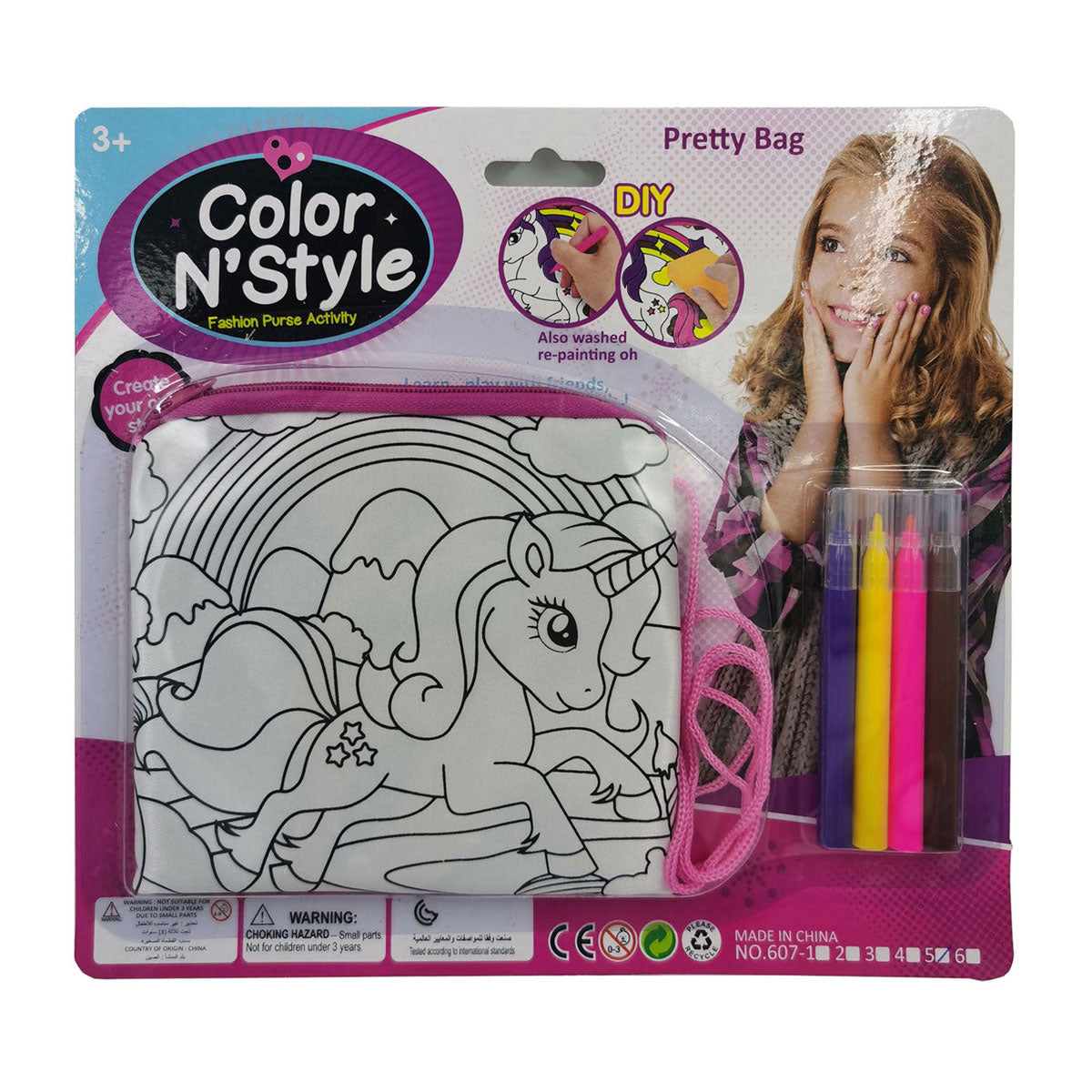 Ty diy beau bag inkleuren