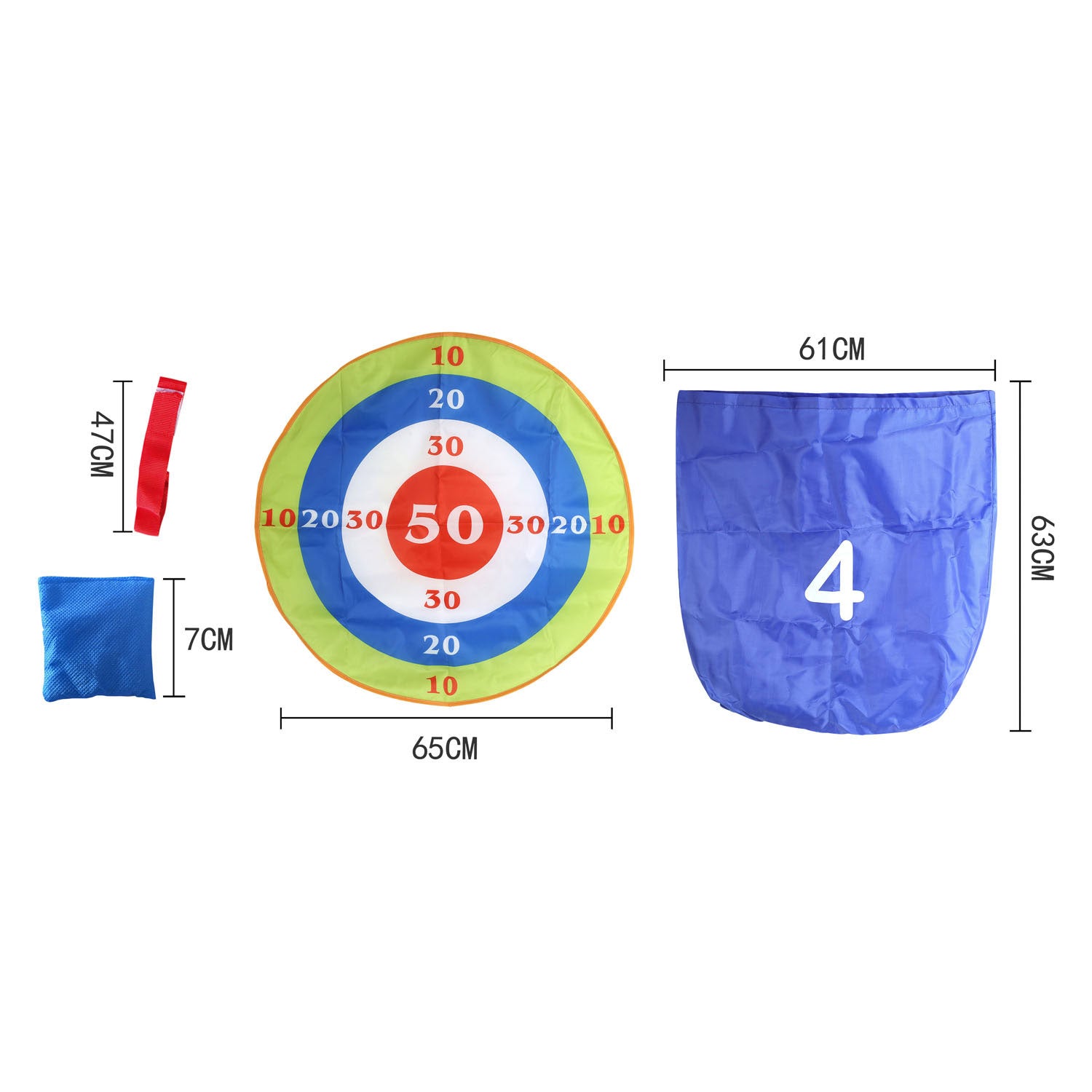 Klassieke buitenspellen 3in1 buitenspellen