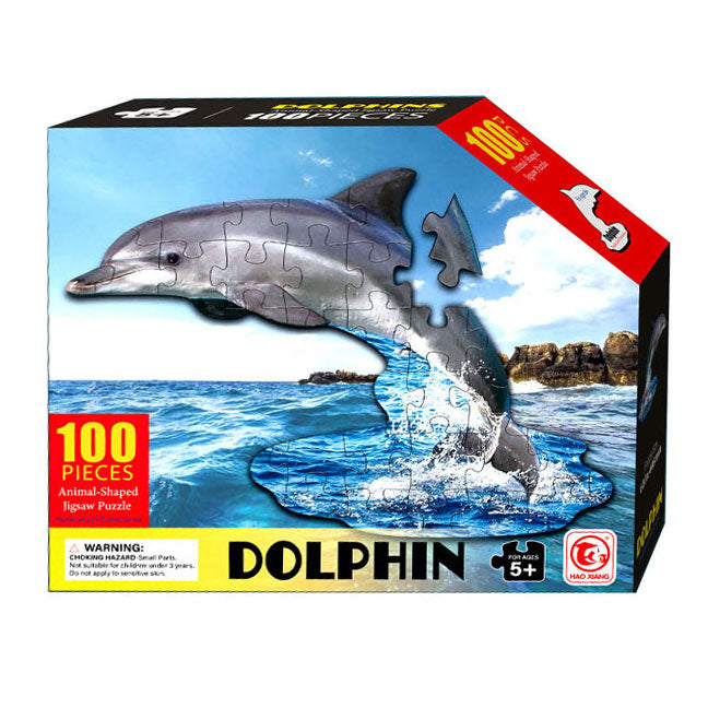 Shape puzzel dolfijn, 100st.