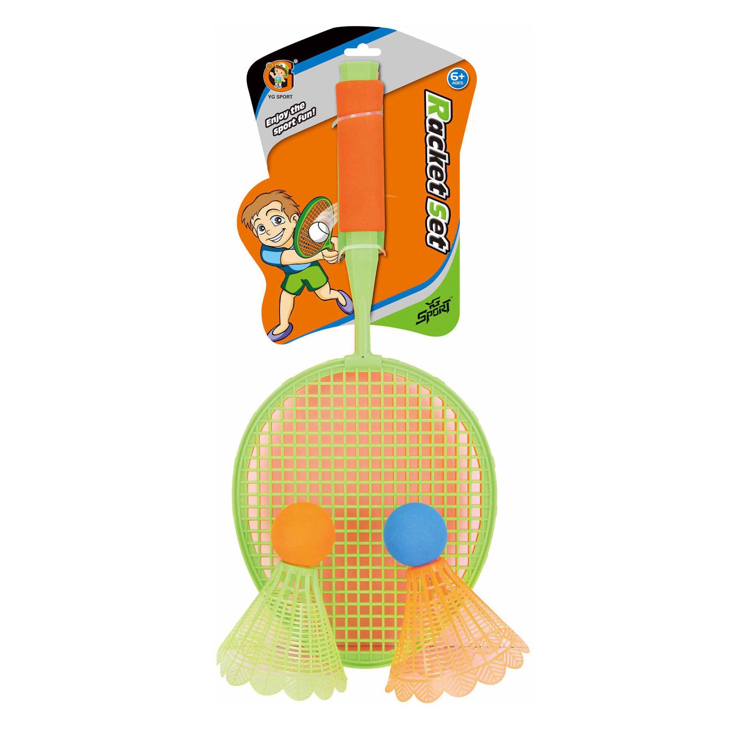Lobbes badmintonset grote shuttles