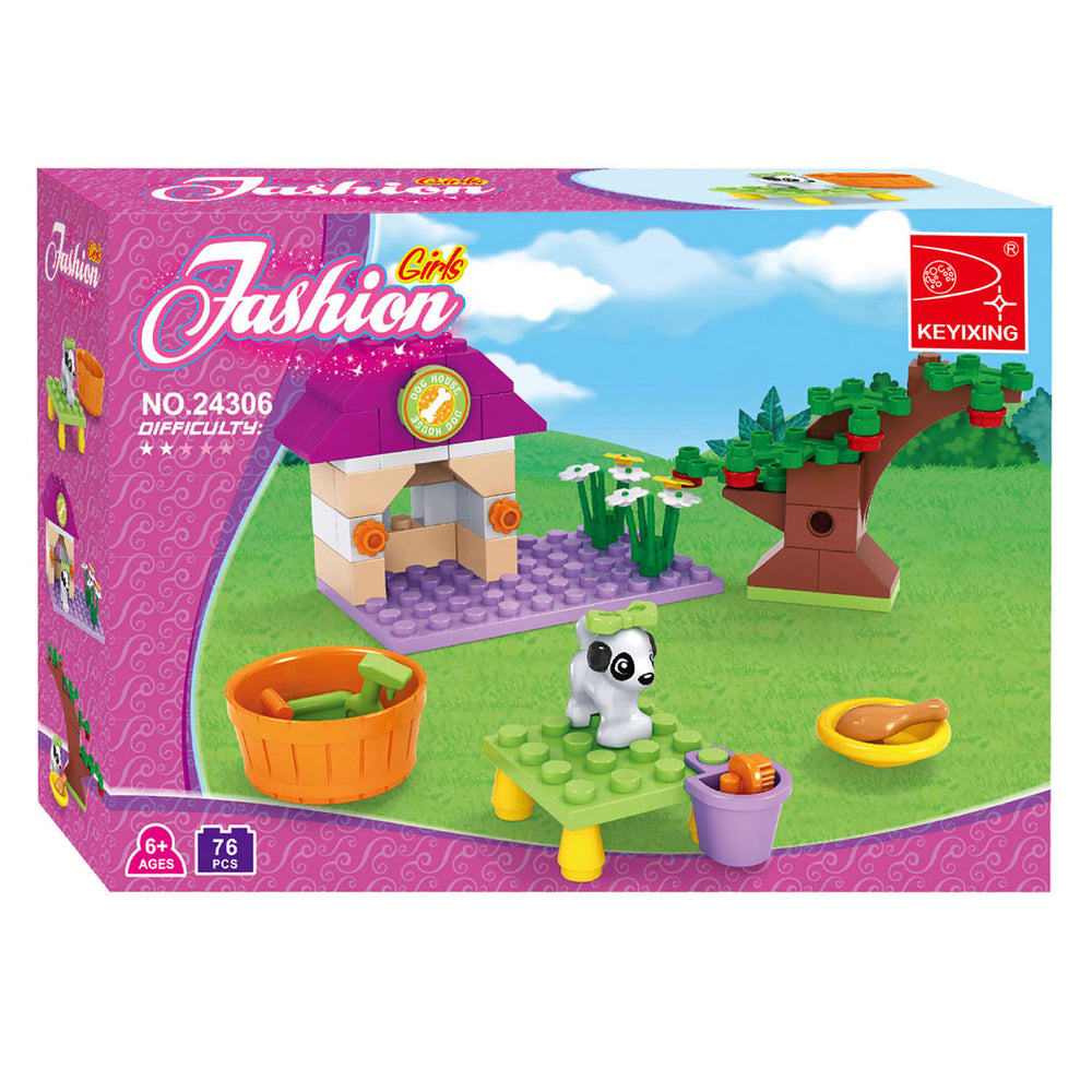 Bouwset honden speelplaats - 76dlg.