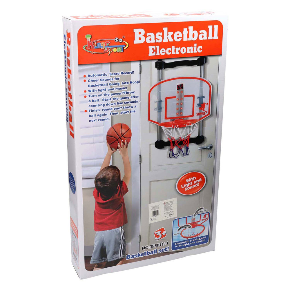 Lobbes basketbalbord deurhanger met teller