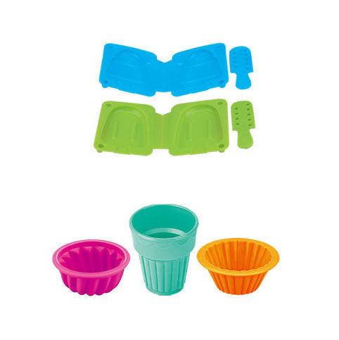 Kleiset ijsjes maken - 3 kleuren klei - 6dlg.