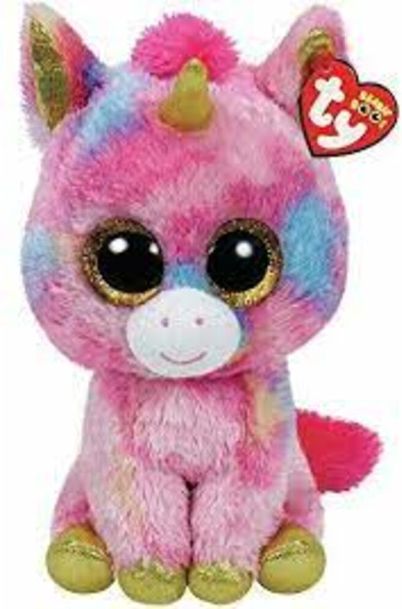 Ty Beanie Buddy Fantasia Eenhoorn, 24 cm