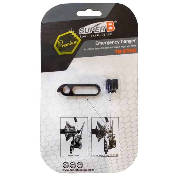 M-wave derailleurpad super b tb-et05 - zwart