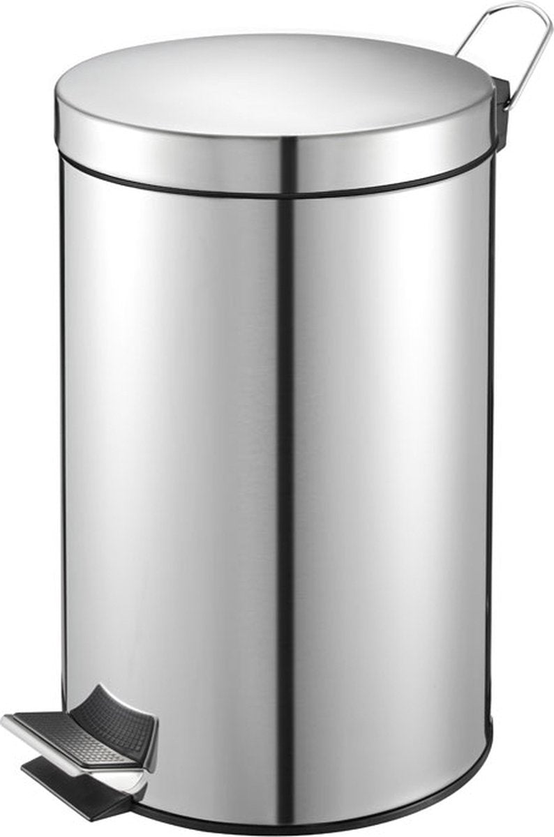V-deel pedaalemmer 3ltr RVS