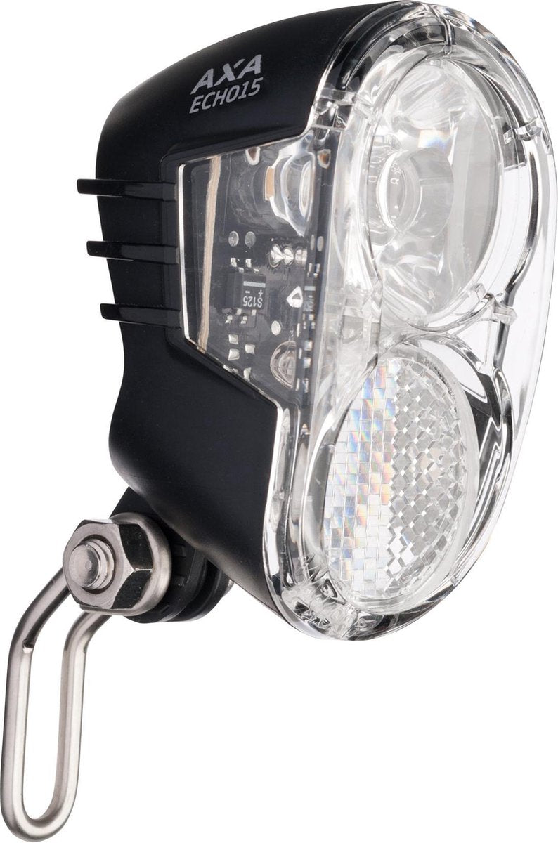 Koplamp Echo 15 Schakelaar Aan Uit LED Dynamo Zwart
