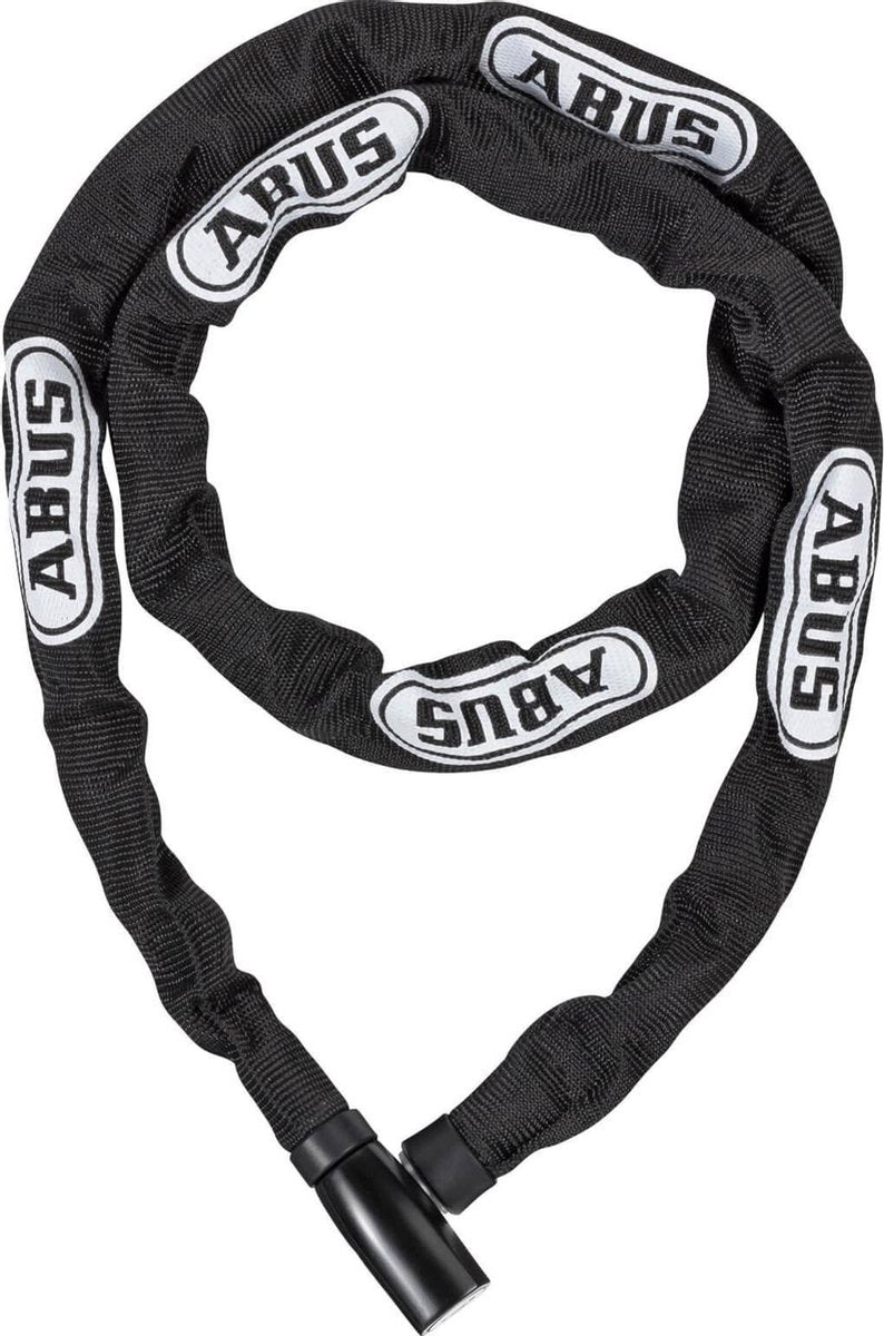 Abus kettingslot 4804K 110 zwart, 4mm dik, 110cm, fiets