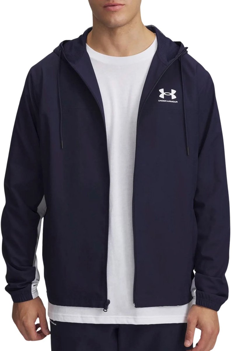 Under armour rival woven windbreaker jas heren - maat s