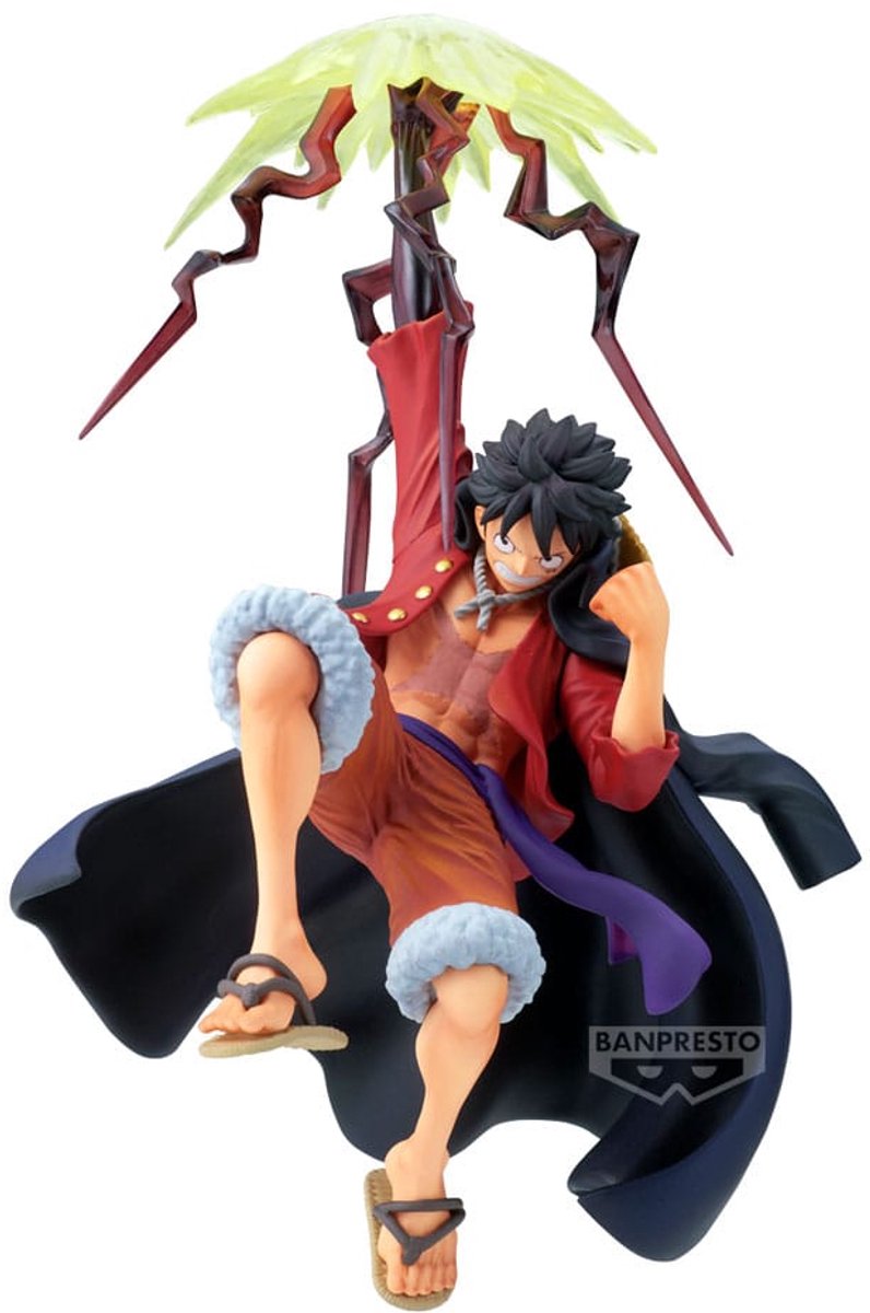 Banpresto one piece battle record collection pvc statue monkey d. luffy special 15 cm beeld