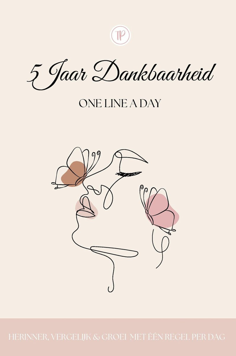 Dankbaarheidsdagboek 5 jaar dankbaarheid - dagboek volwassenen - gratitude journal notebook - notitieboek journaling