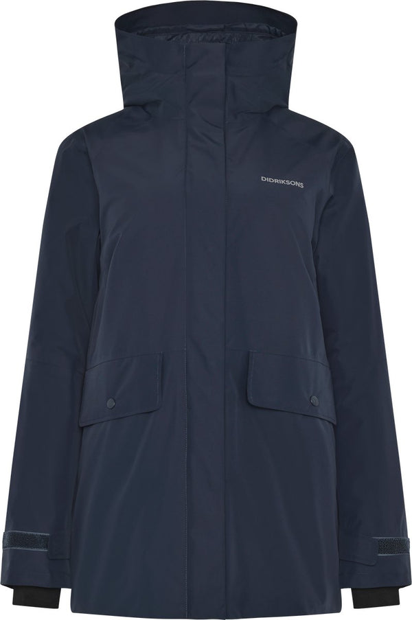 Didriksons tuva wns parka dames outdoorjas - dark night blue