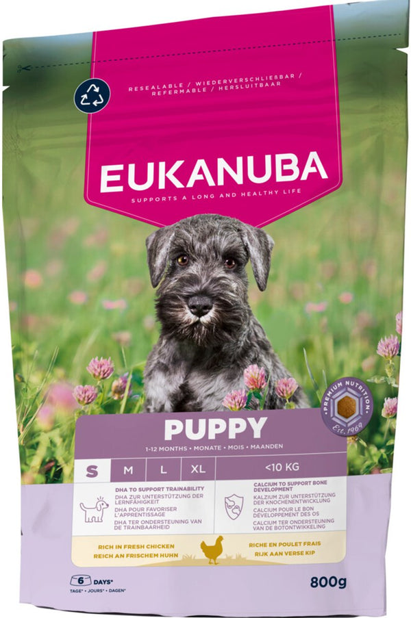 Eukanuba hondenvoer droog life care dog puppy small kip - 800 gr