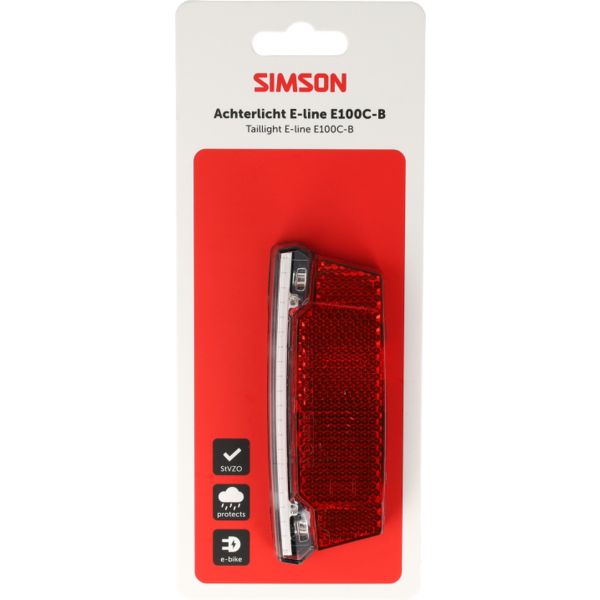 Rema tip top nederland b.v. simson aurora achterlicht e-line e100c-b