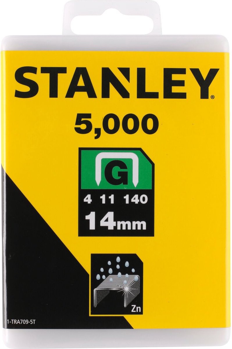 Stanley handgereedschap nieten 14mm type g - 5000 stuks - 1-tra709-5t - 1-tra709-5t