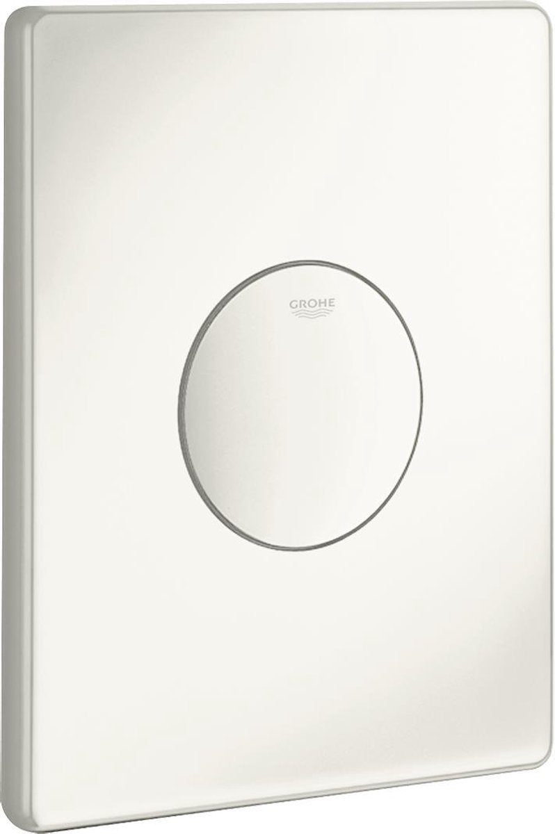 Grohe skate bedieningsplaat - enkelspoeling - verticaal - 156x197mm - wit