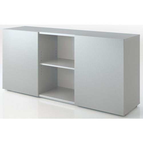 Bach schuifdeurkast hammerer 2fh grijs, zilver