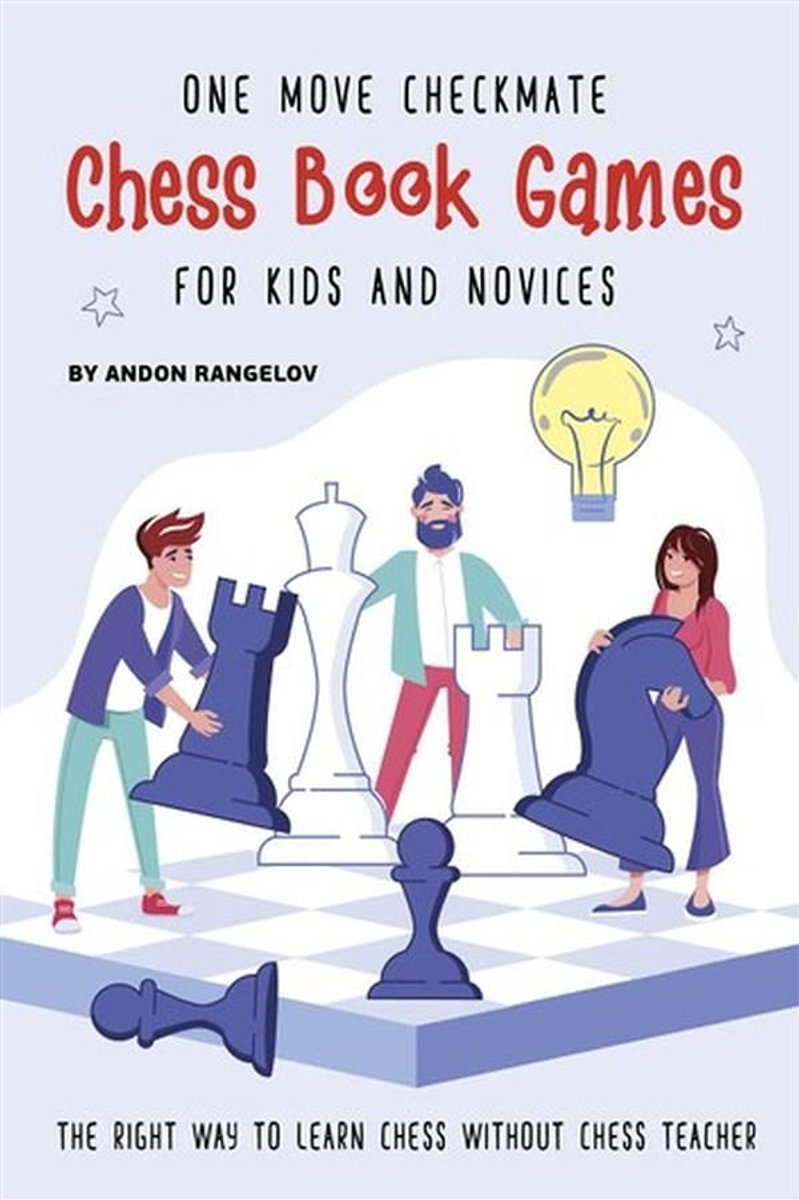 One move checkmate chess book games for kids and novices