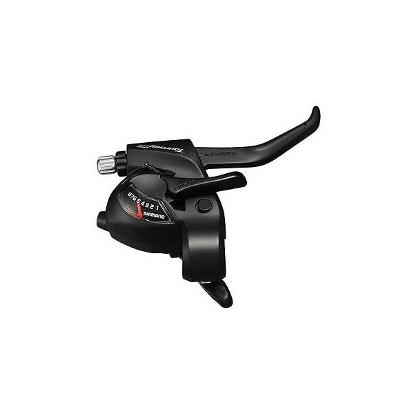 Shimano versteller (rechts) met remhendel 8 speed tourney st-tx800 - 2 vingers - zwart