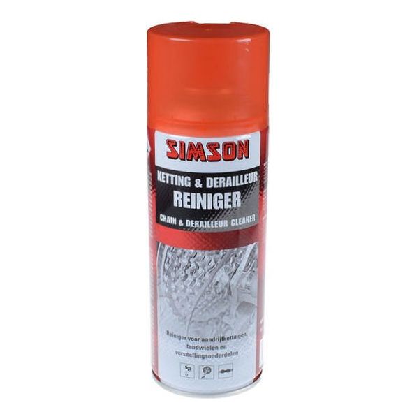 Spray nettoyant pour dérailleur de chaîne Simson 400 ml