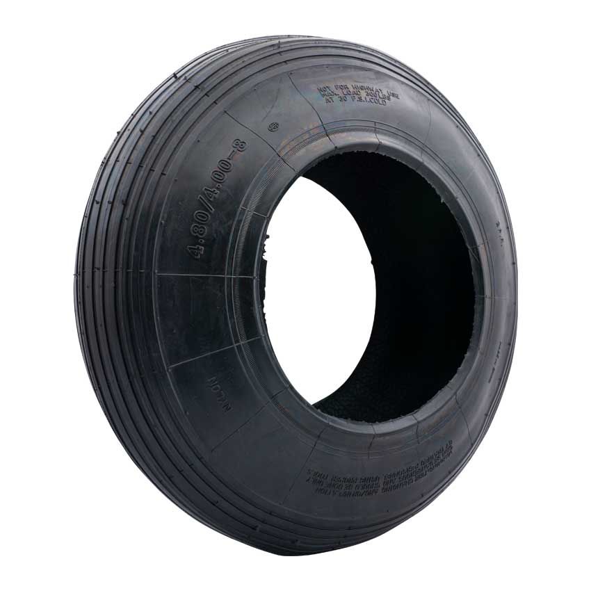 Sr buitenband 480 400x8 16x4 zwart lijnprofiel