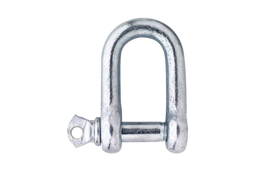 D-sluiting 6x6x13 verzinkt