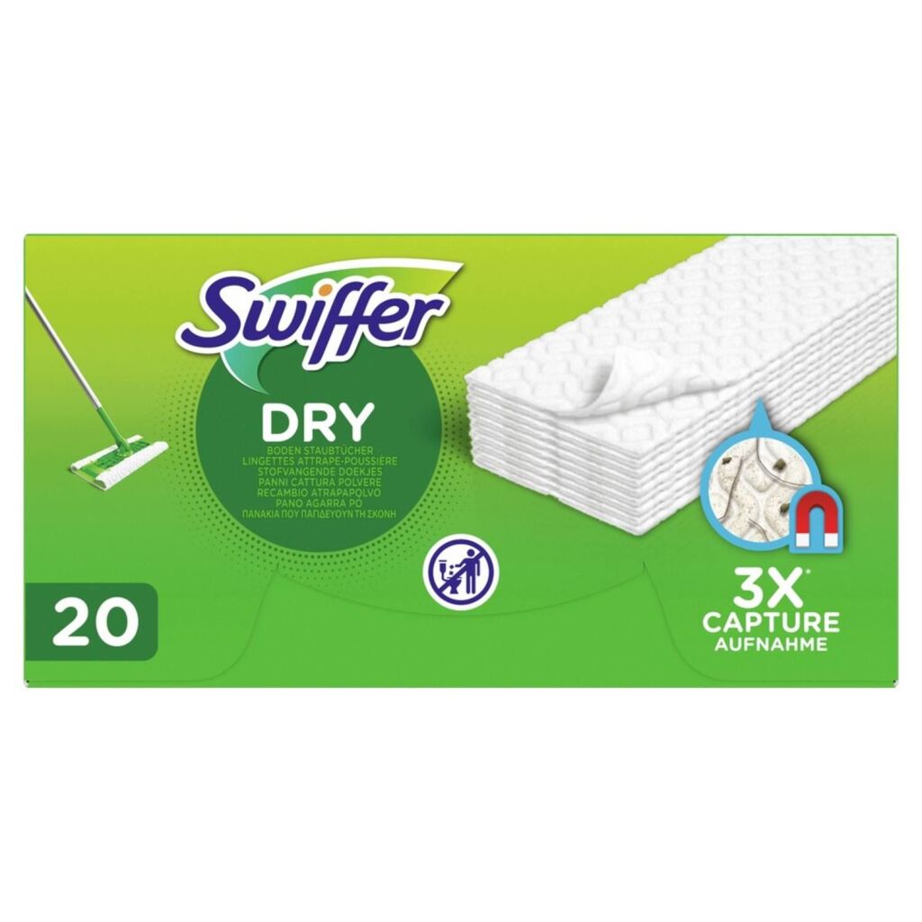 Swiffer droge stofvangende vloerdoekjes 20 stuks