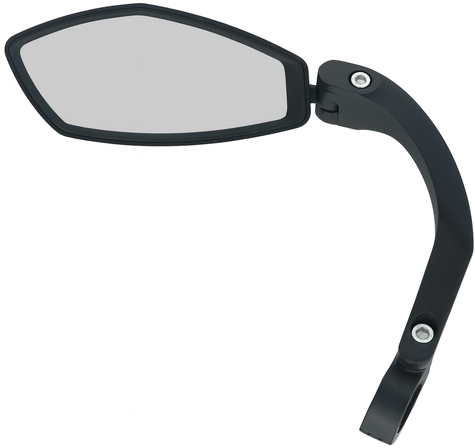 Edge spiegel e-bike schakels 360 graden verstelbaar 21-26 mm - zwart