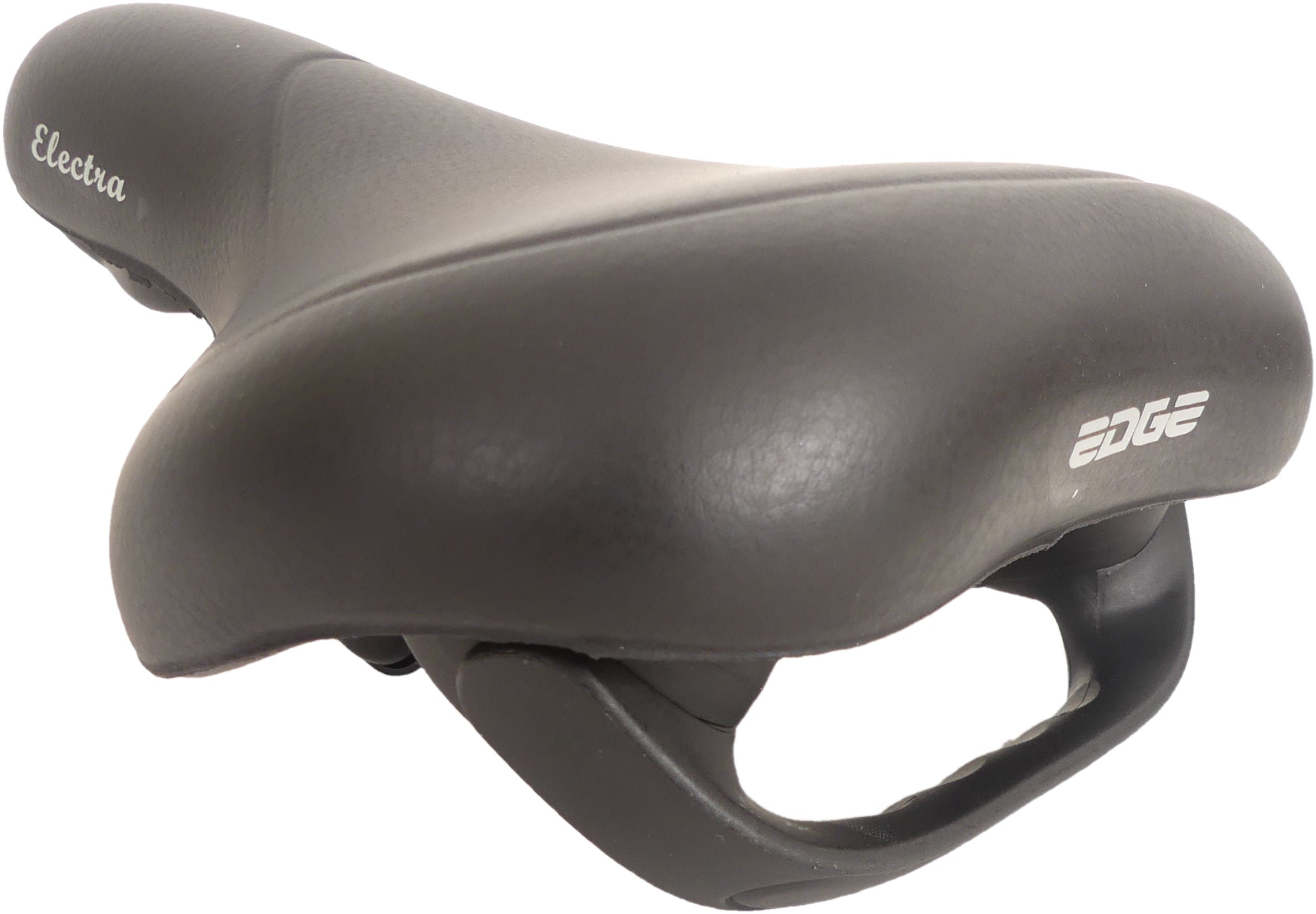 Edge fietszadel e-bike electra met handgreep en opbergruimte voor de apple air tag - zwart