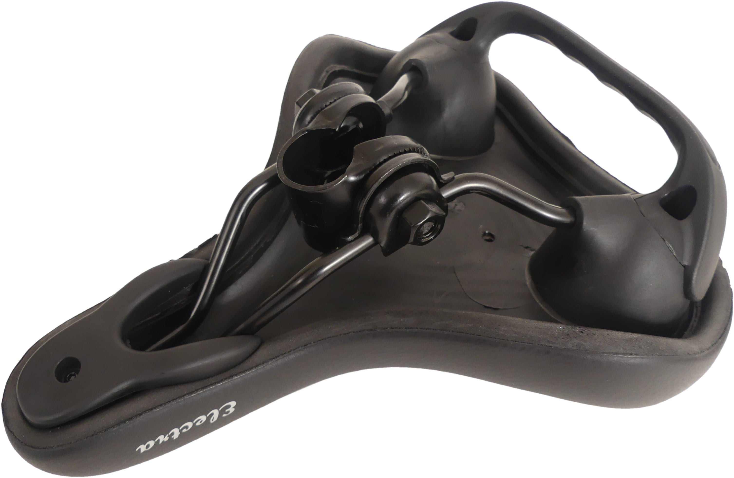 Edge fietszadel e-bike electra met handgreep en opbergruimte voor de apple air tag - zwart