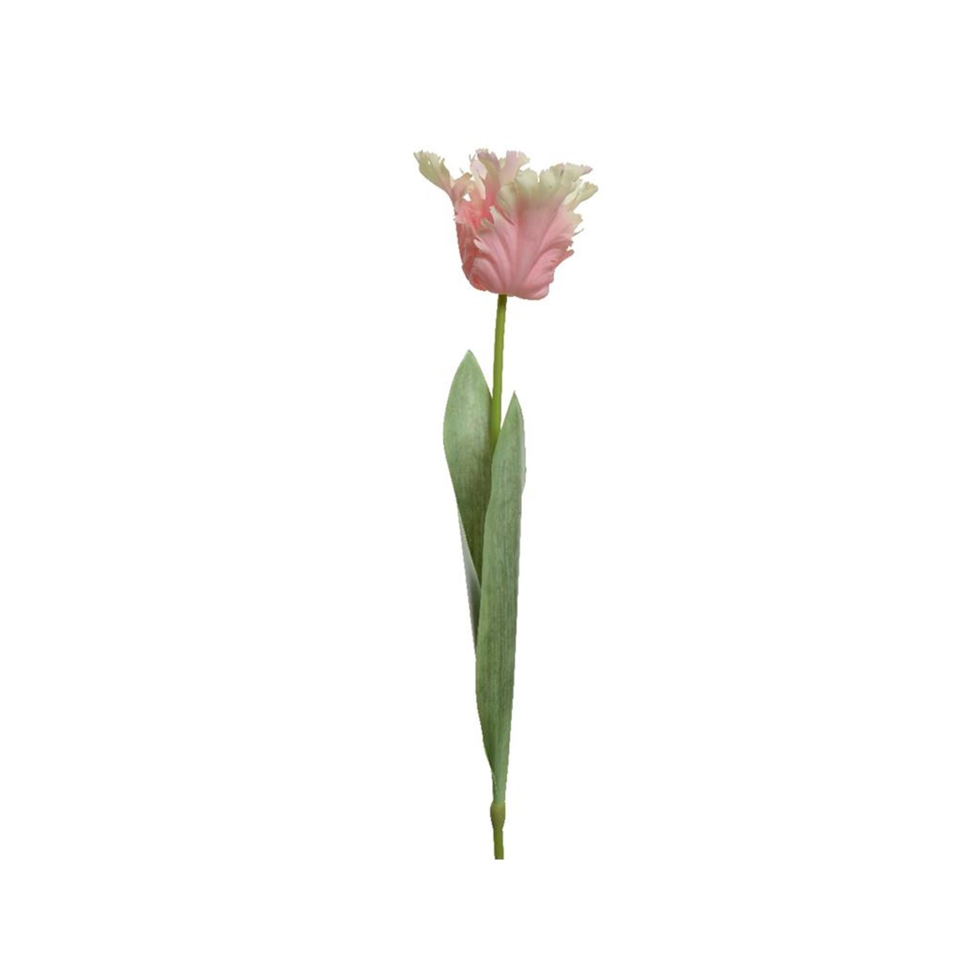 Decoris kunstbloem tulp 68cm roze