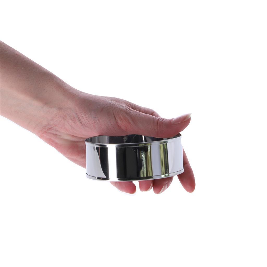 Metaltex bakringen 8,5x3,2 cm 2 stuks RVS