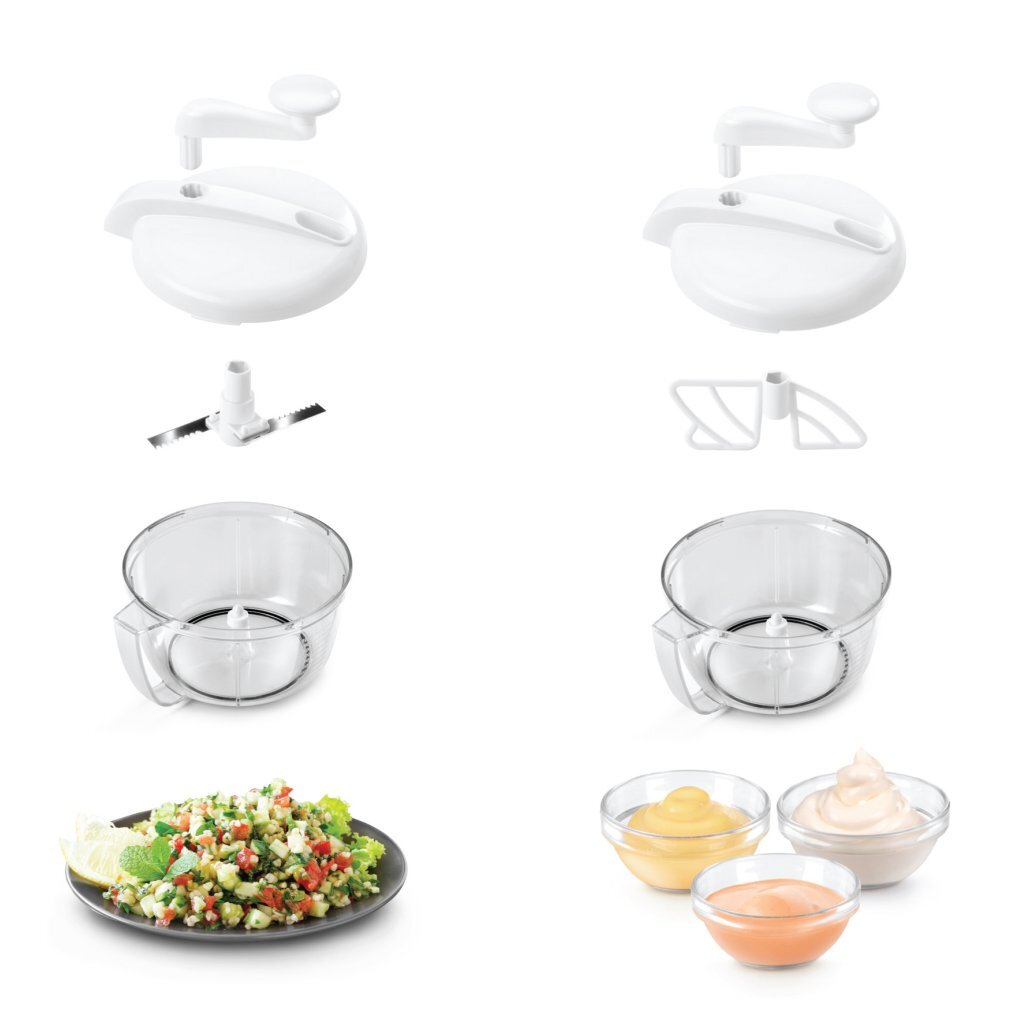 Metaltex keukenhulpjes topedo slacentrifuge wit transparant