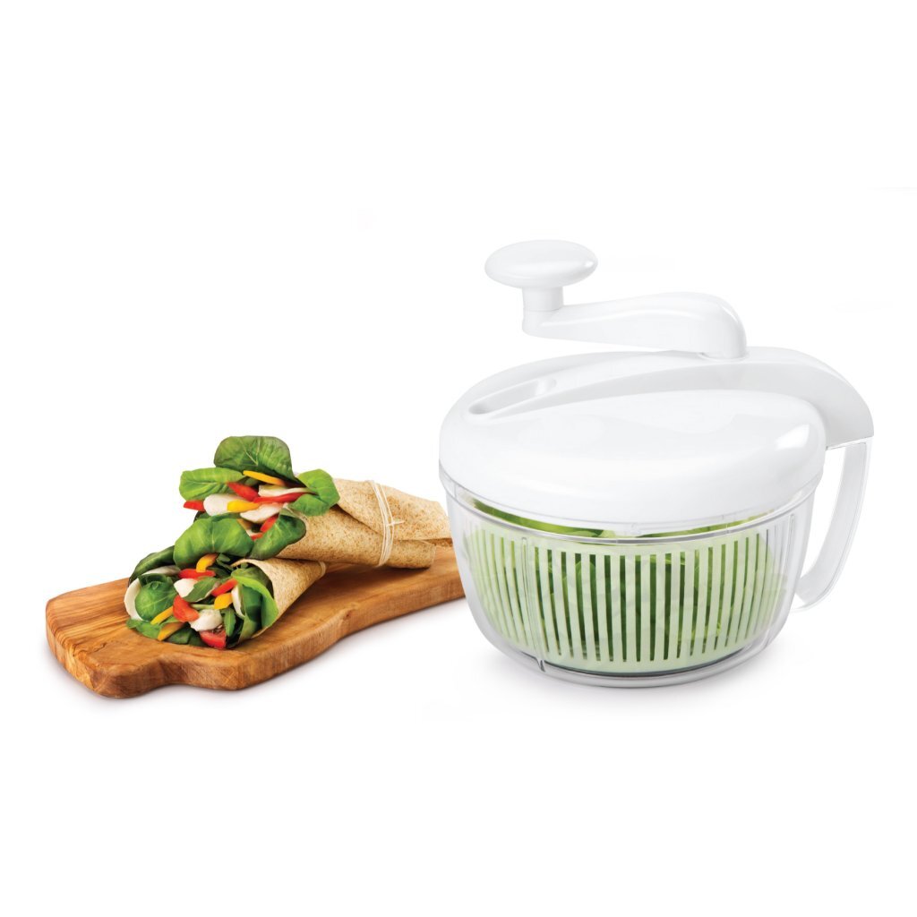 Metaltex keukenhulpjes topedo slacentrifuge wit transparant