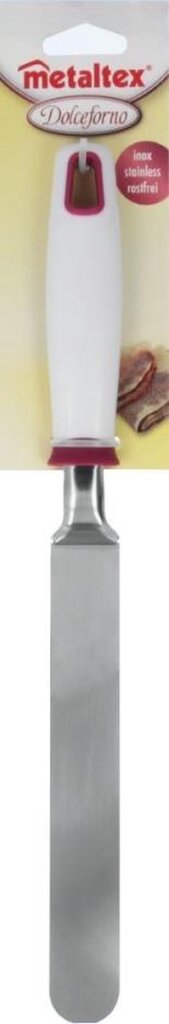 Metaltex flexibele spatel dolceforno 34 cm RVS wit rood zilver