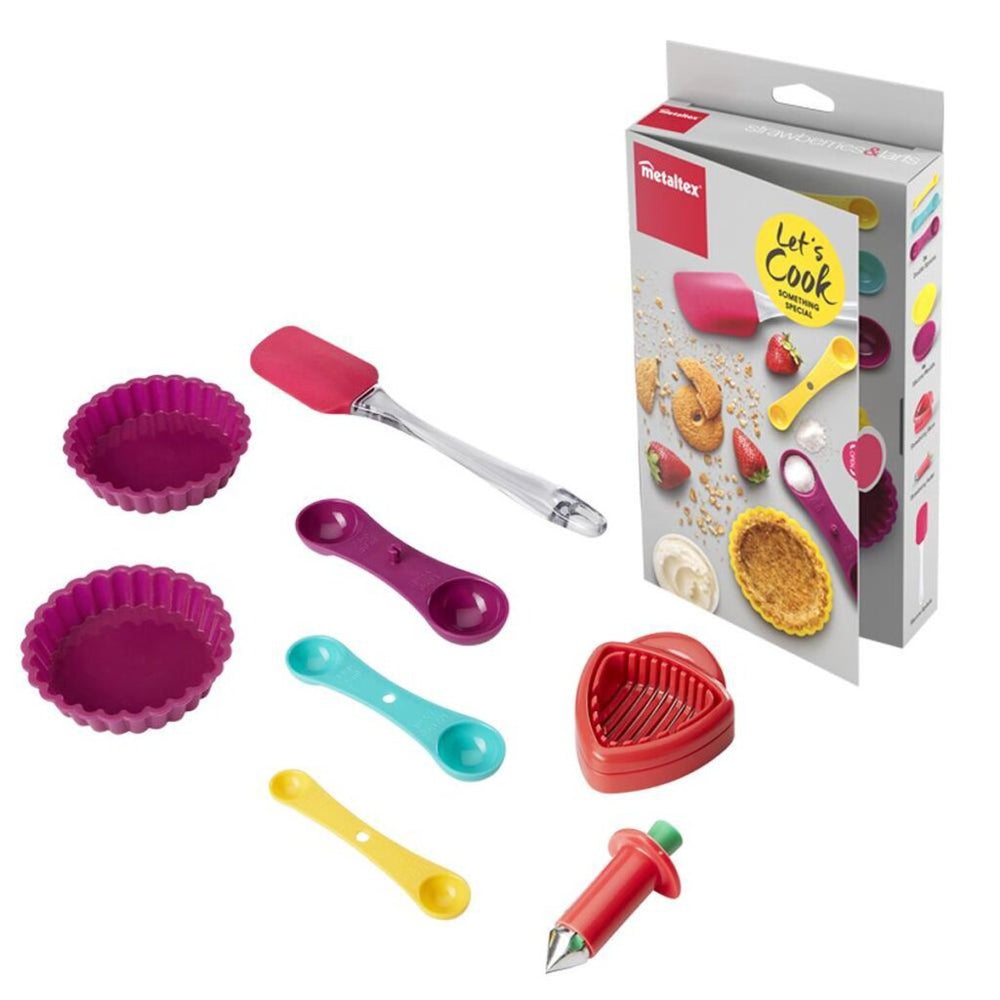 Metaltex taart- en cakeset voor het maken van taartjes en gebakjes