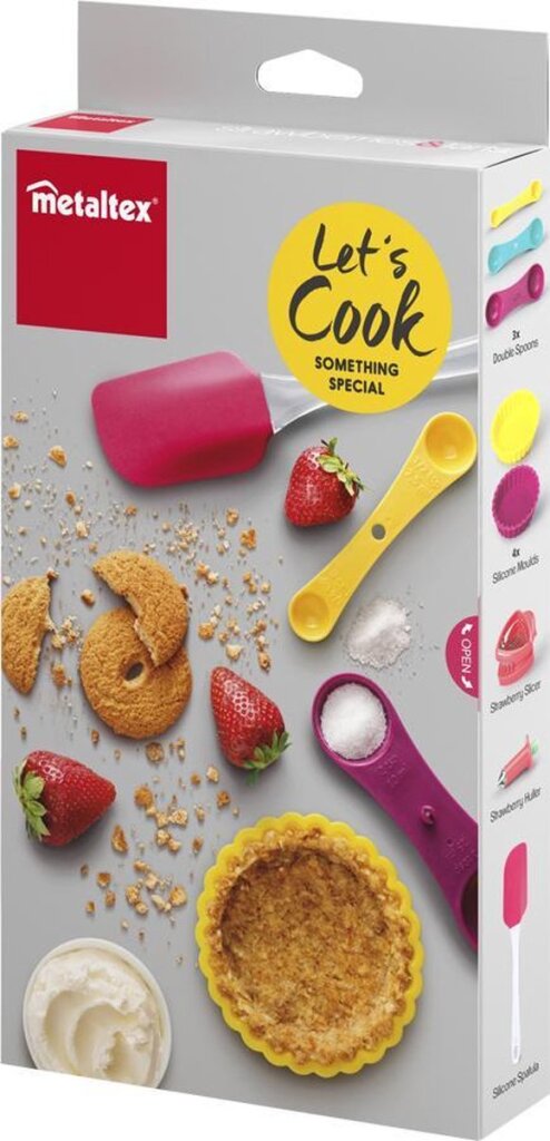 Metaltex taart- en cakeset voor het maken van taartjes en gebakjes