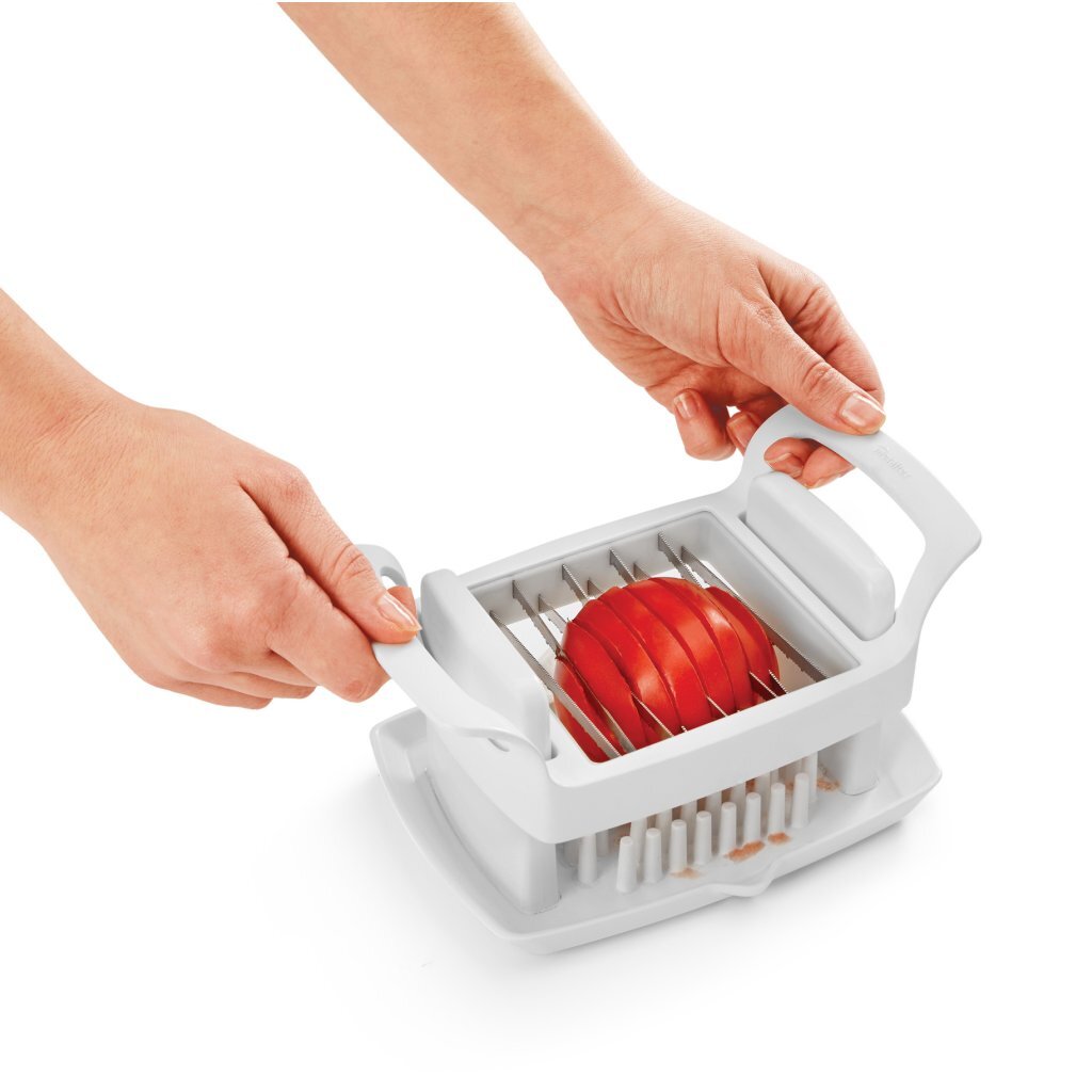 Metaltex keukenhulpjes slicy wit roestvrij staal