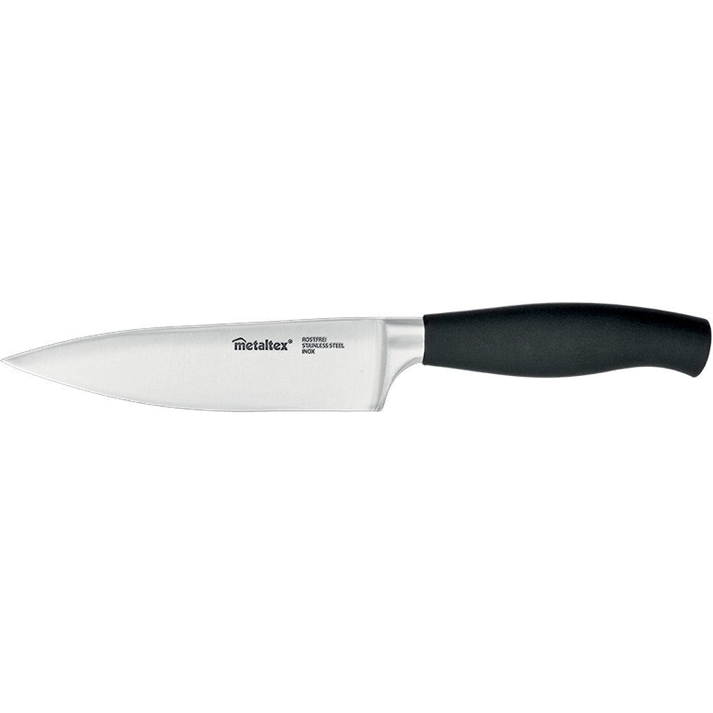 Metaltex comfortchefmes 30 cm zwart RVS