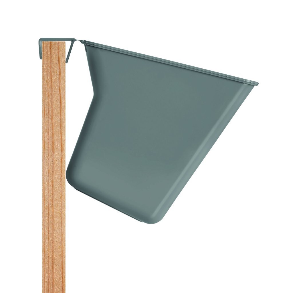 Metaltex clean tex aanrechtafvalbak 35x16x13 cm grijs