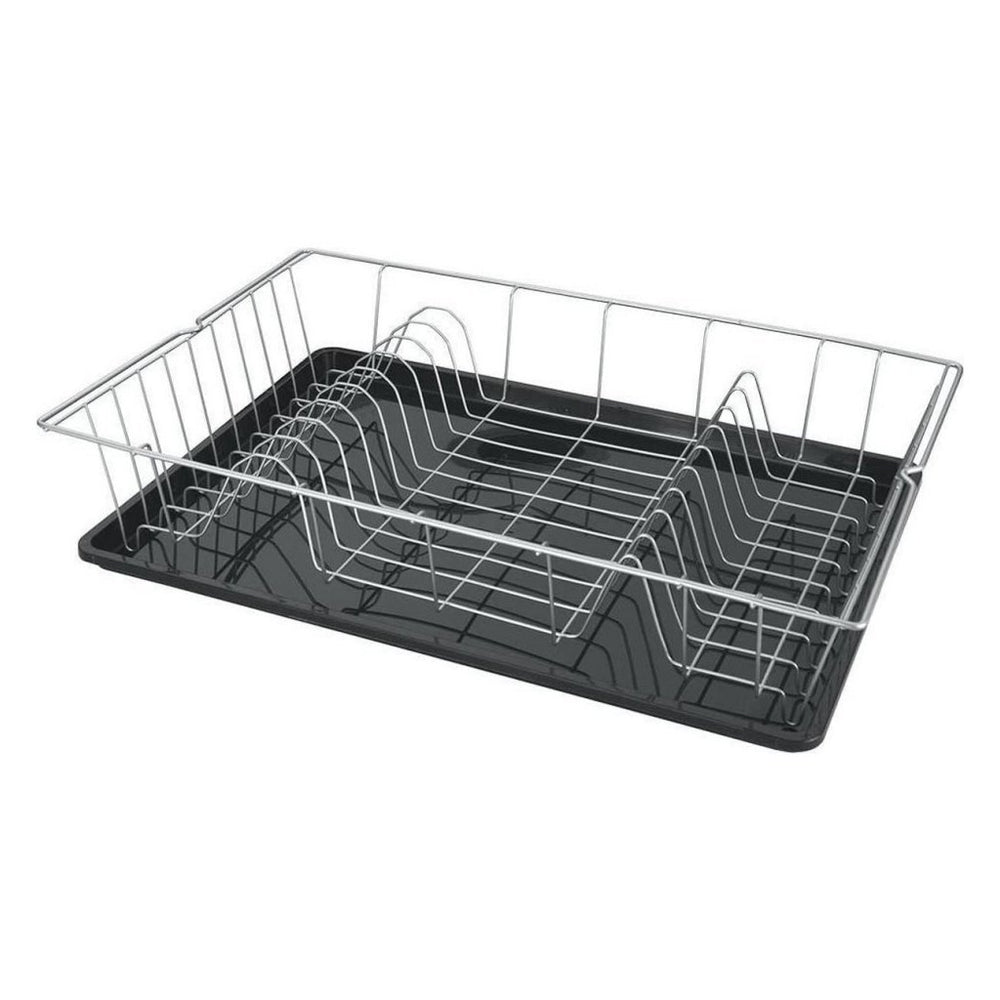 Metaltex colonia afdruiprek 48x30 cm zilvergrijs
