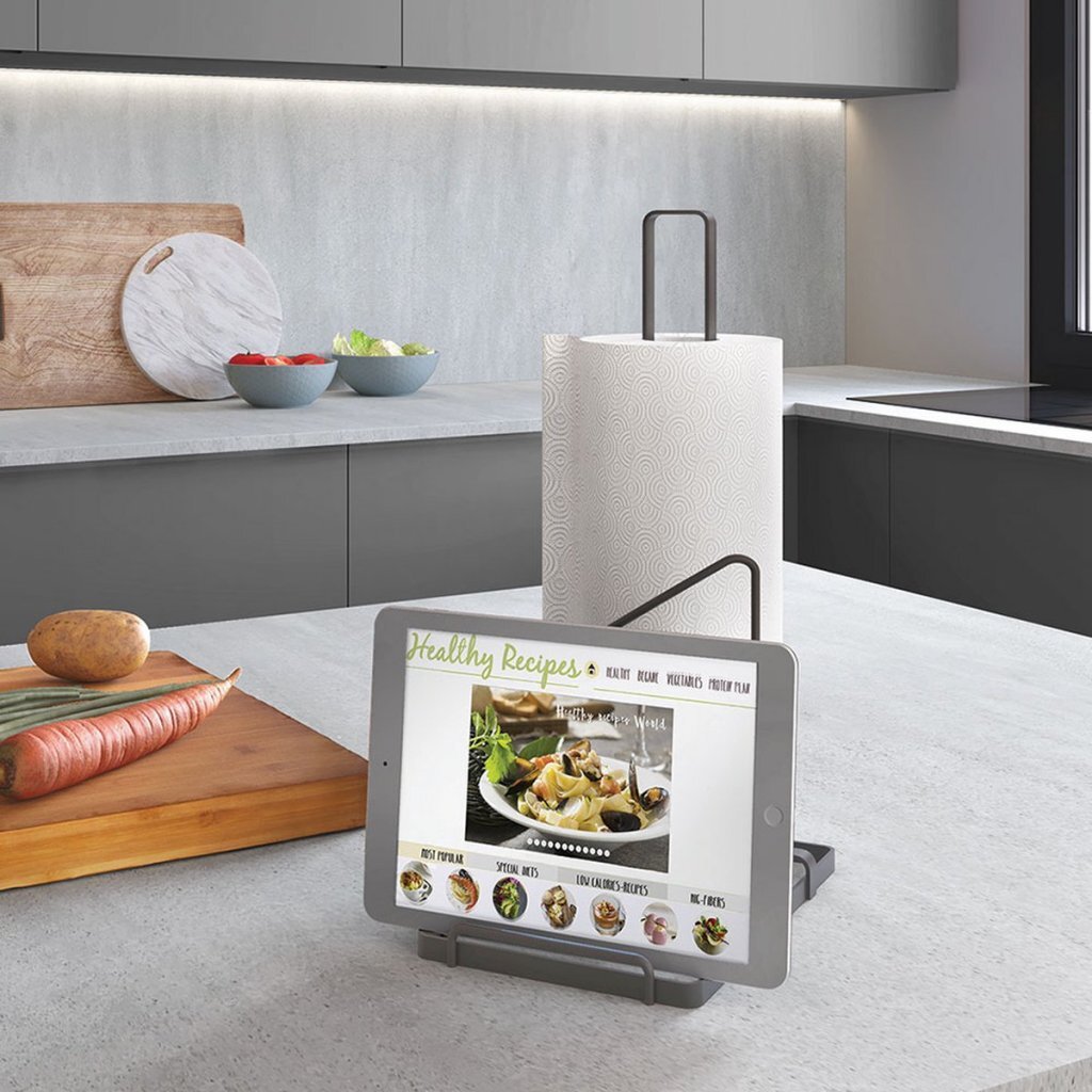 Metaltex tokyo line keukenpapierhouder 32x19x12 cm zwart