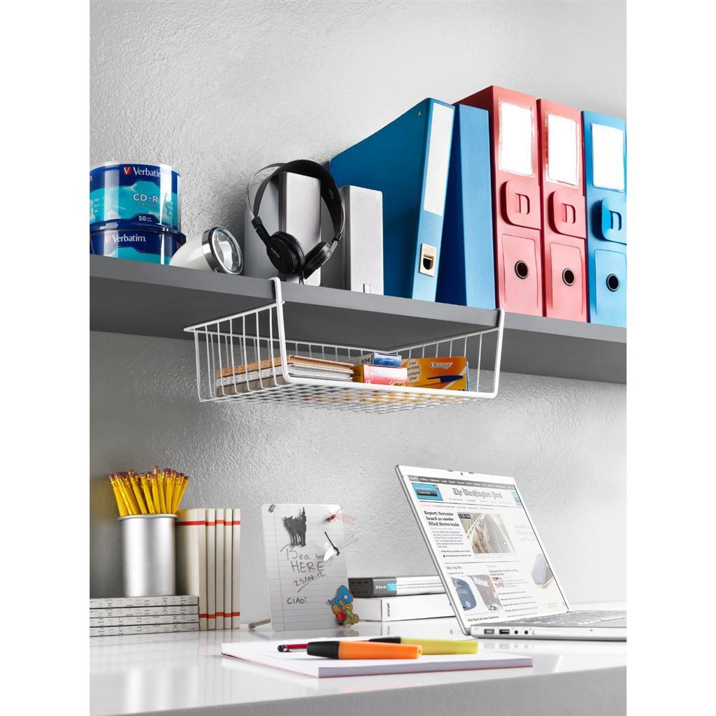 Metaltex opbergmand voor onder kastplank 40cm breed