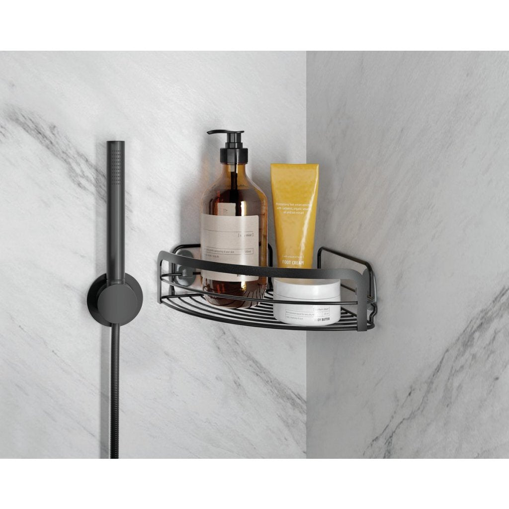 Metaltex badkamerrek 20x20x6 cm zwart