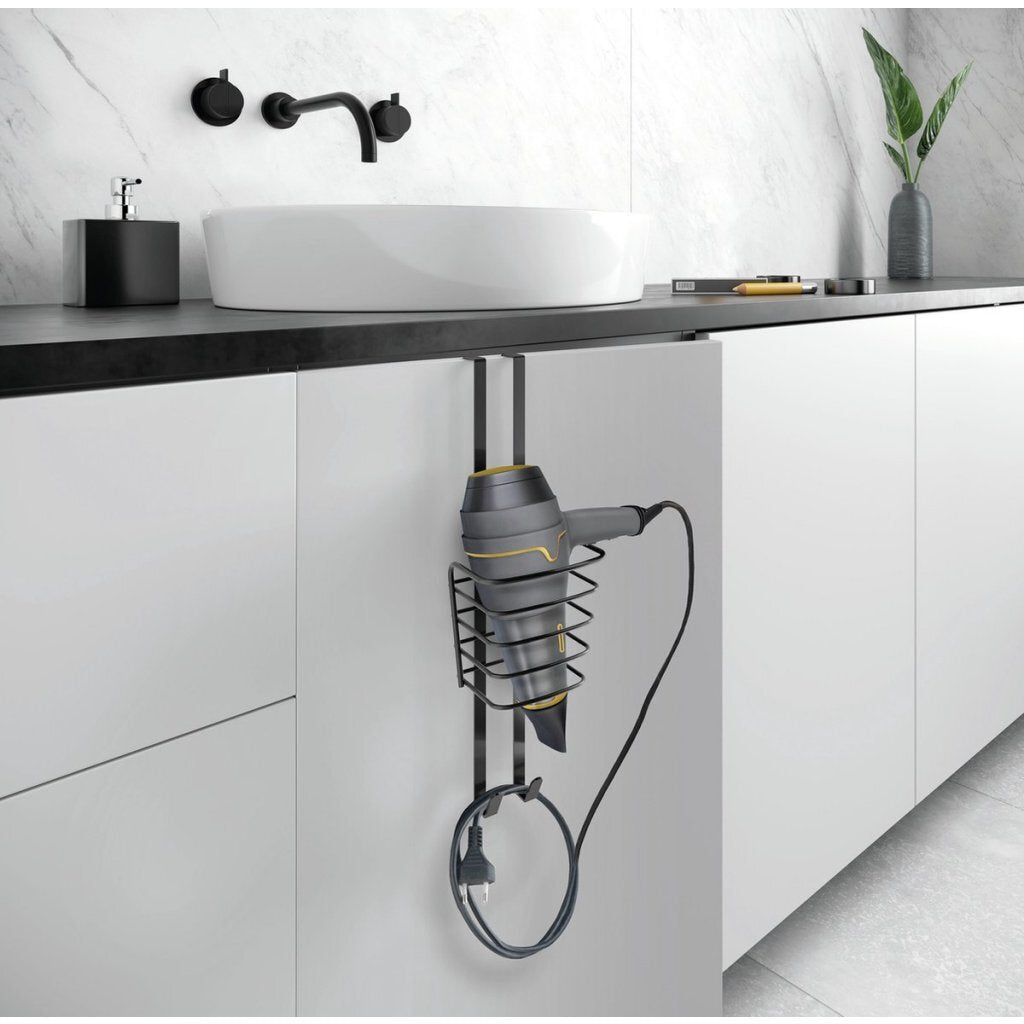 Metaltex-houder 11x12x37 cm zwart