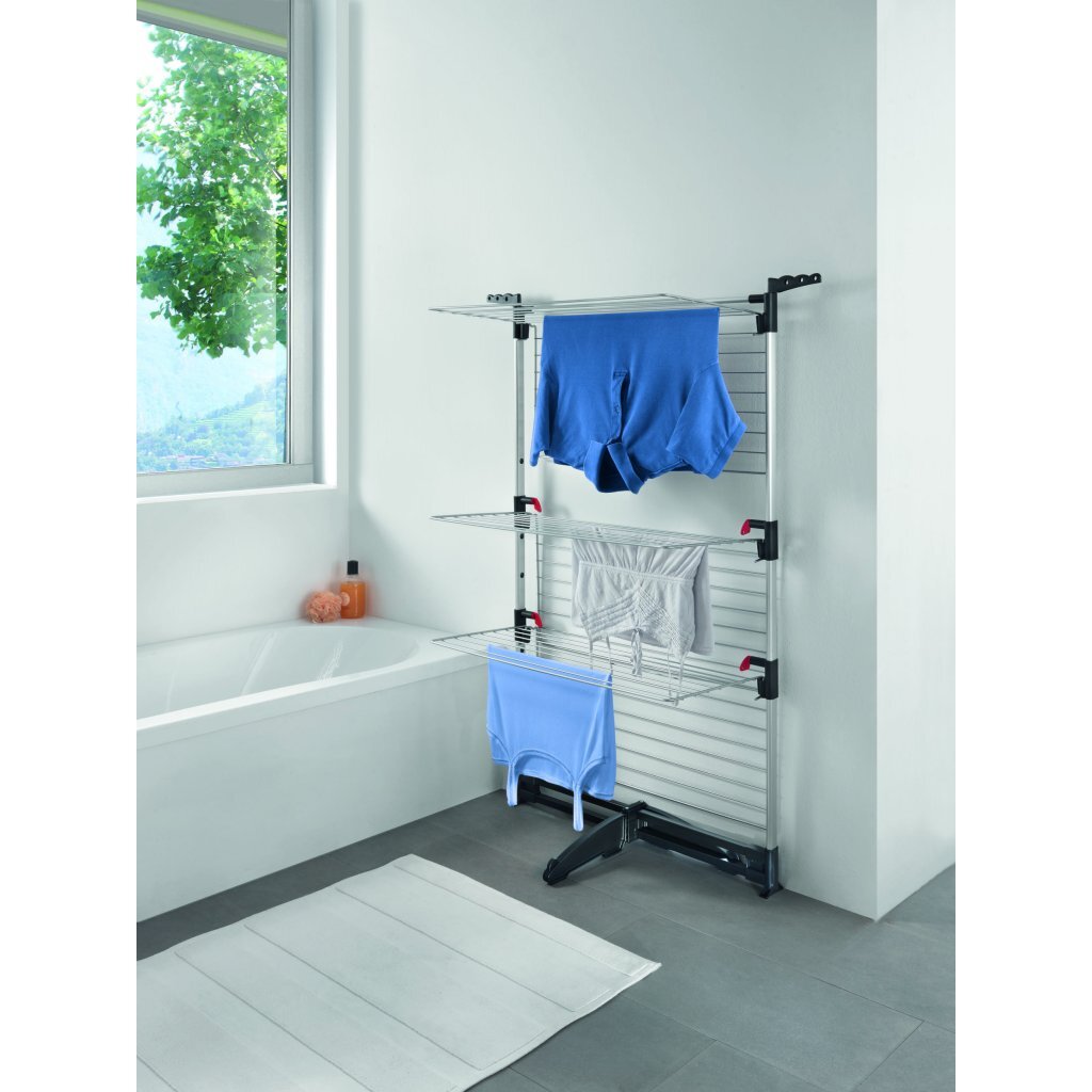 Metaltex ciclone vario droogtoren 38 m drooglengte zilver zwart