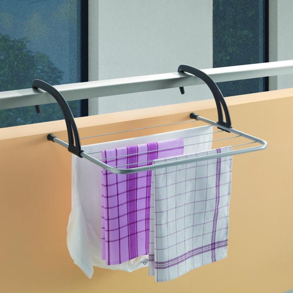 Metaltex tomado - droogrek favonio voor radiator, deur, balustrade of balkon - 3 meter drooglengte - zilvergrijs
